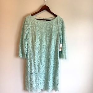 NWT Jessica Howard Lace Mint Dress SZ 14